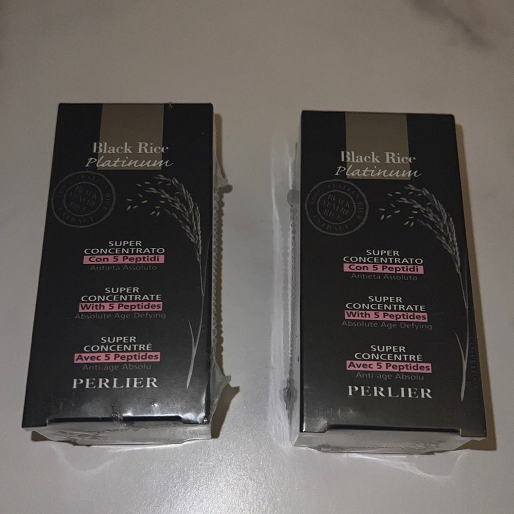 Perlier Black Platinum Super Concentrate With 5 Peptides— TWO packages